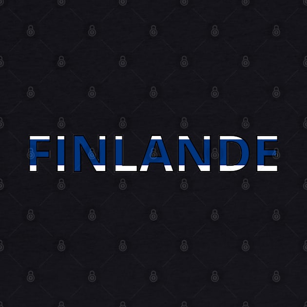 Drapeau Finlande by Pixelforma